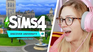 Reacting to The NEW Sims 4 Discover University | Kelsey Impicciche