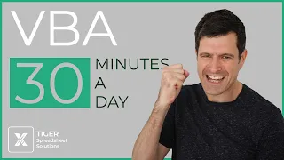 Excel VBA Absolute Beginner Course - LIVE! (30 FOR 30)