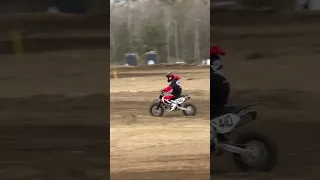 Daytona 190cc Pitter, Big Jumps, Wide Open! ✊🏼 #motocross #pitbikes #racing #dirtbikes