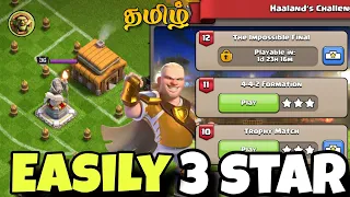 Easily 3 Star 4-4-2 Formation Challenge|coc new event attack in clash of clans tamil