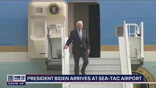 President Joe Biden touches down at Sea-Tac Airport | FOX 13 Seattle
