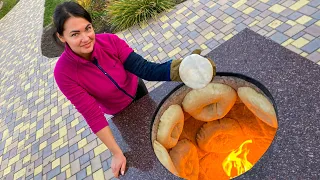 Crispy Tortillas in Tandoor with Juicy Lamb and vegetables! The perfect combination