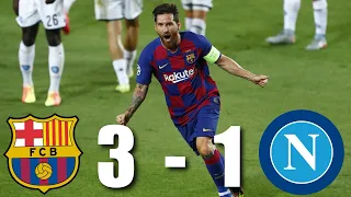 Barcelona vs Napoli [3-1], Champions League, Round of 16, 2nd Leg - MATCH REVIEW