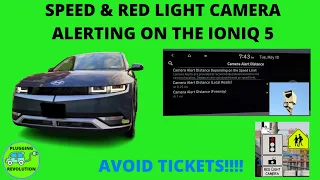 SPEED and RED LIGHT CAMERA WARNING on the Hyundai IONIQ 5