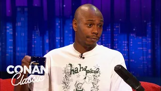 Dave Chappelle Doesn't Mind Being Called Crazy | Late Night with Conan O’Brien