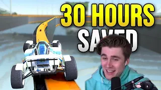 Ludwig Reacts to The Quest for the Biggest Trackmania Shortcut