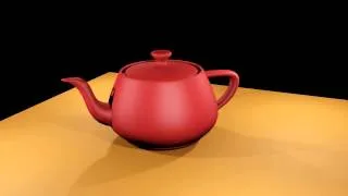 Rotate teapot | 3ds Max | Scanline raiosity draft