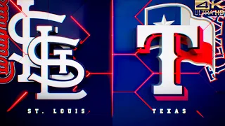 MLB The Show 24 (PS5) St. Louis Cardinals vs. Texas Rangers [4K ULTRA HD | GODLIKE QUALITY]