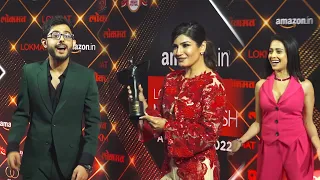 Carry Minati, Ranveerna Tandon & Nushrratt Bharuccha At Lokmat Awards 2022 Part 1 2
