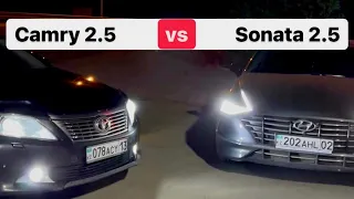 Camry XV50 2.5 vs Sonata DN8 2.5