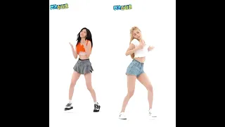 ITZY ‘Sneakers’ Ryujin Yuna dance comparison ITZY 댄스 비교 류진 유나