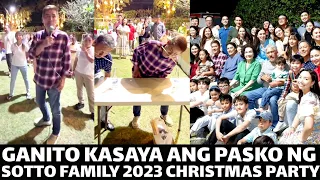 BOSSING VIC GINAYA si JOSE Manalo sa SOTTO Family CHRISTMAS PARTY 2023