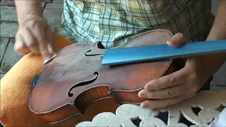 James E. Holland / Sandy Collins Violin Restoration