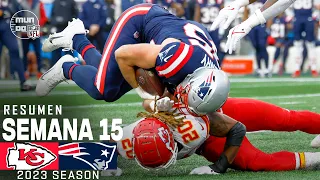 Kansas City Chiefs vs. New England Patriots | Semana 15 NFL 2023 | NFL Highlights Resumen en español