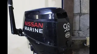 Обзор лодочного мотора Nissan Marine 9,8 4 такта