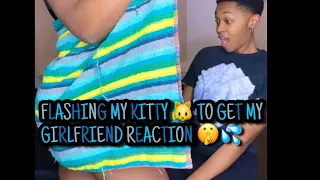 CASUALLY FLASH!NG MY “KITTY” 🐱 TO SEE HER REACTION 🥵😱 * she gives me head *