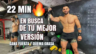 Cardio Hiit Con Cuerda o Sin Cuerda (22 Minutos) Gana Fuerza y Quema Grasa en Casa