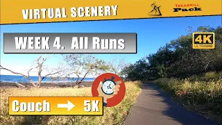 Couch To 5K Week 4 - All runs | Start Running | Virtual Scenery with Timer