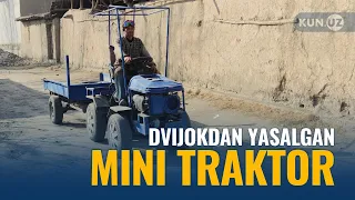 Urgutcha mini traktorni yasash 6 mln so‘mga tushdi