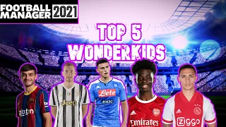 FM21 | 5 WONDERKIDS | ON FOOTBALL MANAGER 2021