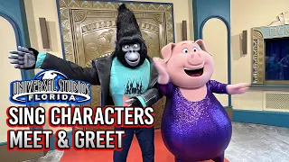 New Illumination Theater “Sing” Character Meet and Greet at Universal Studios Florida