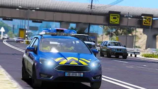 [GTA-LSPDFR] PATROUILLE AVEC LES GENDARMES DE L'AUTOROUTES #809