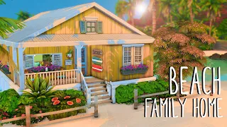 Beach Family Home 🌴 // Sims 4 Speed Build