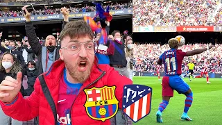 FC Barcelona vs. Atlético - Stadionvlog | 1. Reihe im Camp Nou - purer Wahnsinn 🔥⚽ | ViscaBarca