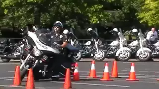 Victory Police Motorcycles and Officer Justin Schopfer Kansas competition