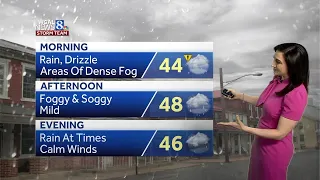 Foggy and soggy Thursday, warmer Friday in south-central Pennsylvania