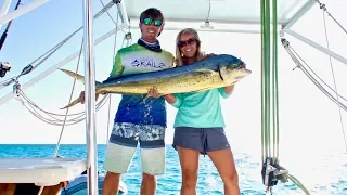 WE CAUGHT A MAHI! On Our Sail To Eleuthera!