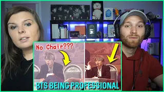 BTS Being Professional REACTION!