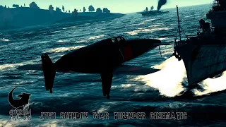 War Thunder Cinematic  : J7W1 Shinden From Godzilla Minus One ゴジラ-1.0, 震電