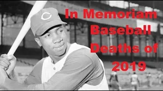 In Memoriam Baseball Deaths of 2019