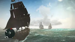 Assassin's Creed IV  Black Flag вся красота морских сражений за 5 минут