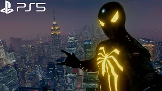 Spider-Man Remastered - Anti-Ock Suit Free Roam Gameplay (Performance RT Mode)