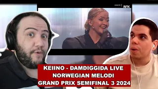 KEiiNO - Damdiggida LIVE from Norwegian Melodi Grand Prix Semifinal 3 2024 | TEACHER PAUL REACTS