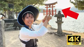 A cute Japanese girl Yu-chan guided me around the Miyajima by rickshaw😊| Miyajima, Hiroshima