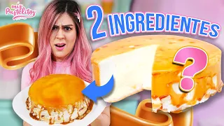 PASTEL VIRAL CARAMELO CON 2 INGREDIENTES ¿SABE BIEN? | MIS PASTELITOS