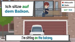 #04 Deutsch Lernen | Präpositionen mit Dativ - Learn German | prepositions