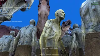 5000 Zombies vs 5000 Skeleton Warriors vs 500 T-Rexs Ultimate Epic Battle Simulator