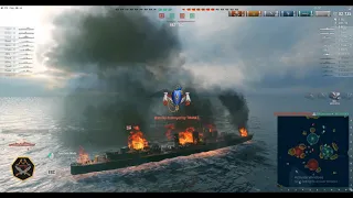 World of Warships - DDs vs CVs