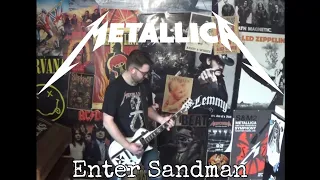 Metallica - Enter Sandman (guitar cover with solo)