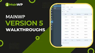 MainWP Version 5 Walkthroughs: Navigating the New Features & Updates