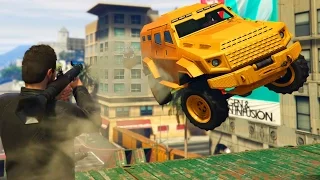 EPIC ROCKETS VS INSURGENTS ON GTA V!!!!!!!!