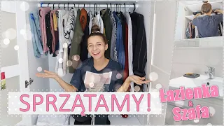 CLEAN WITH ME✨ *szafa i łazienka*✨ MOTYWACJA DO SPRZĄTANIA