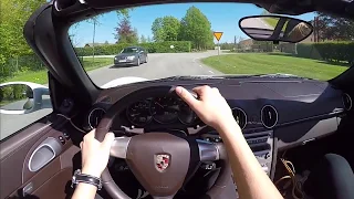 2004-2012 Porsche Boxster 987 60 FPS POV test drive acceleration