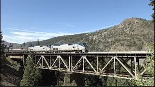 4K: TRAINS OVER THE DONNER PASS (AUGUST 2021)