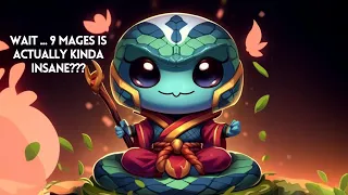 Dota 2 Auto Chess ~ Wait ... 9 Mages Is Actually Kinda Insane???