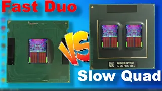 Fast Duo, Slow Quad - E8500 vs Q6600 - Which is faster?